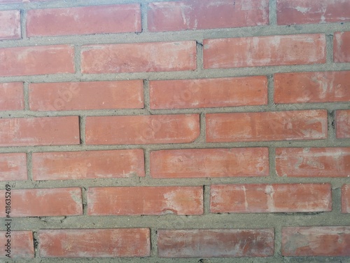 red brick wall