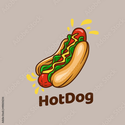 hot dog american fast food sausage