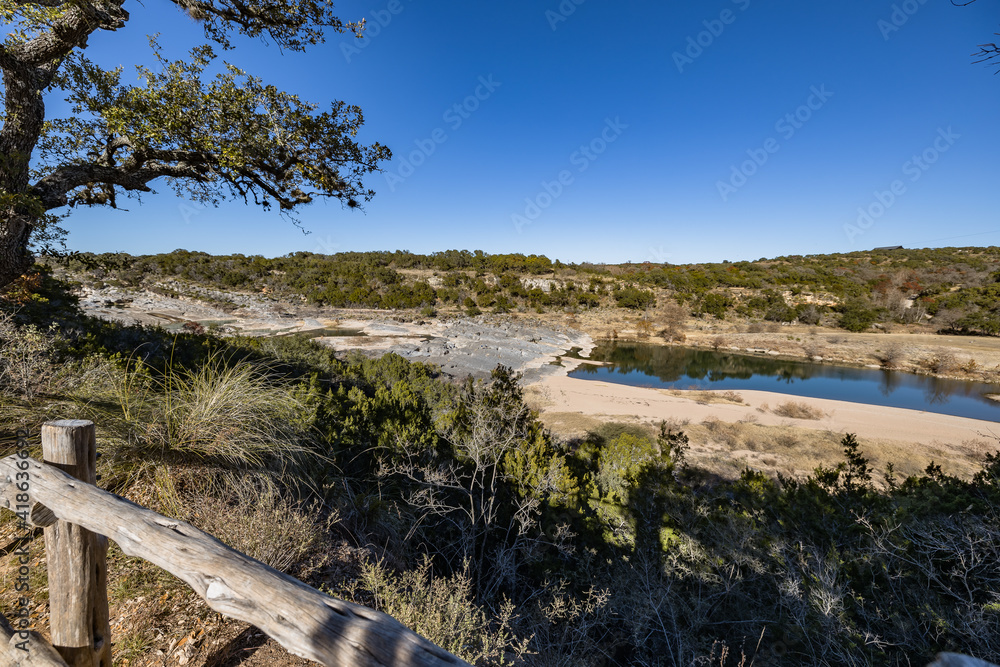 Obraz premium Pedernales falls state park texas