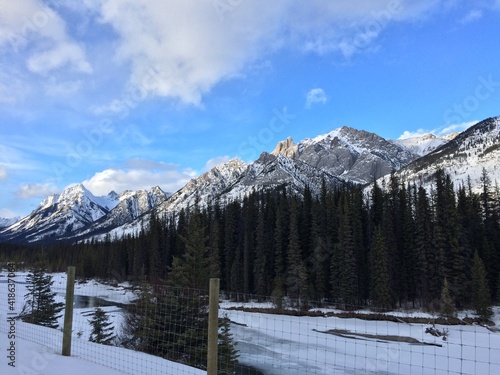 Sun on the Rocks in the Rocky mountains