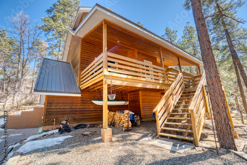 Fotografie Secluded Cabin home