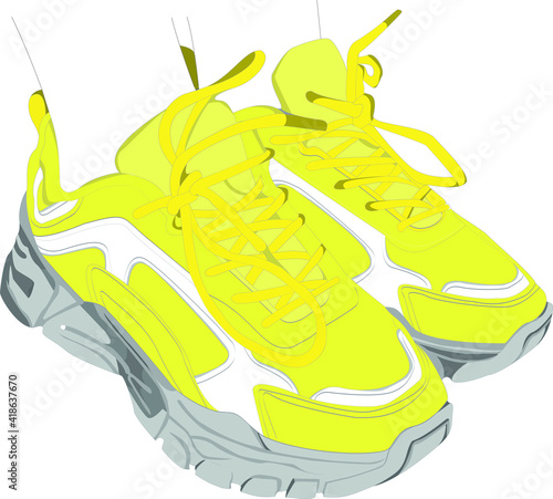 shoes isolated on white