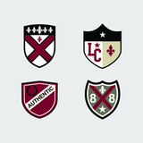 set of shield icons