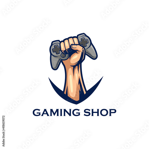 hand gaming controller joystick fun game