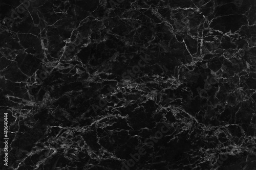 Black marble pattern texture abstract background