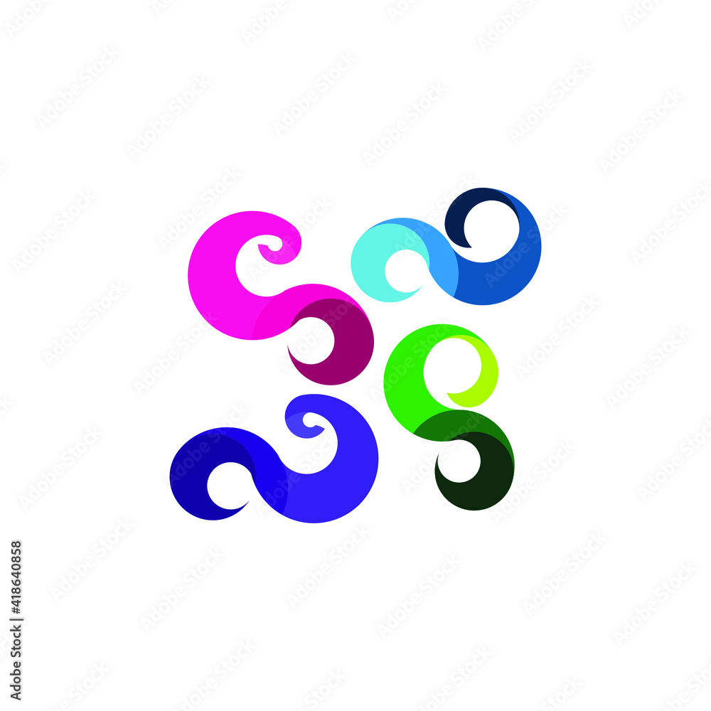 tribal letter icon vector design logo template tribal letter icon vector design logo template