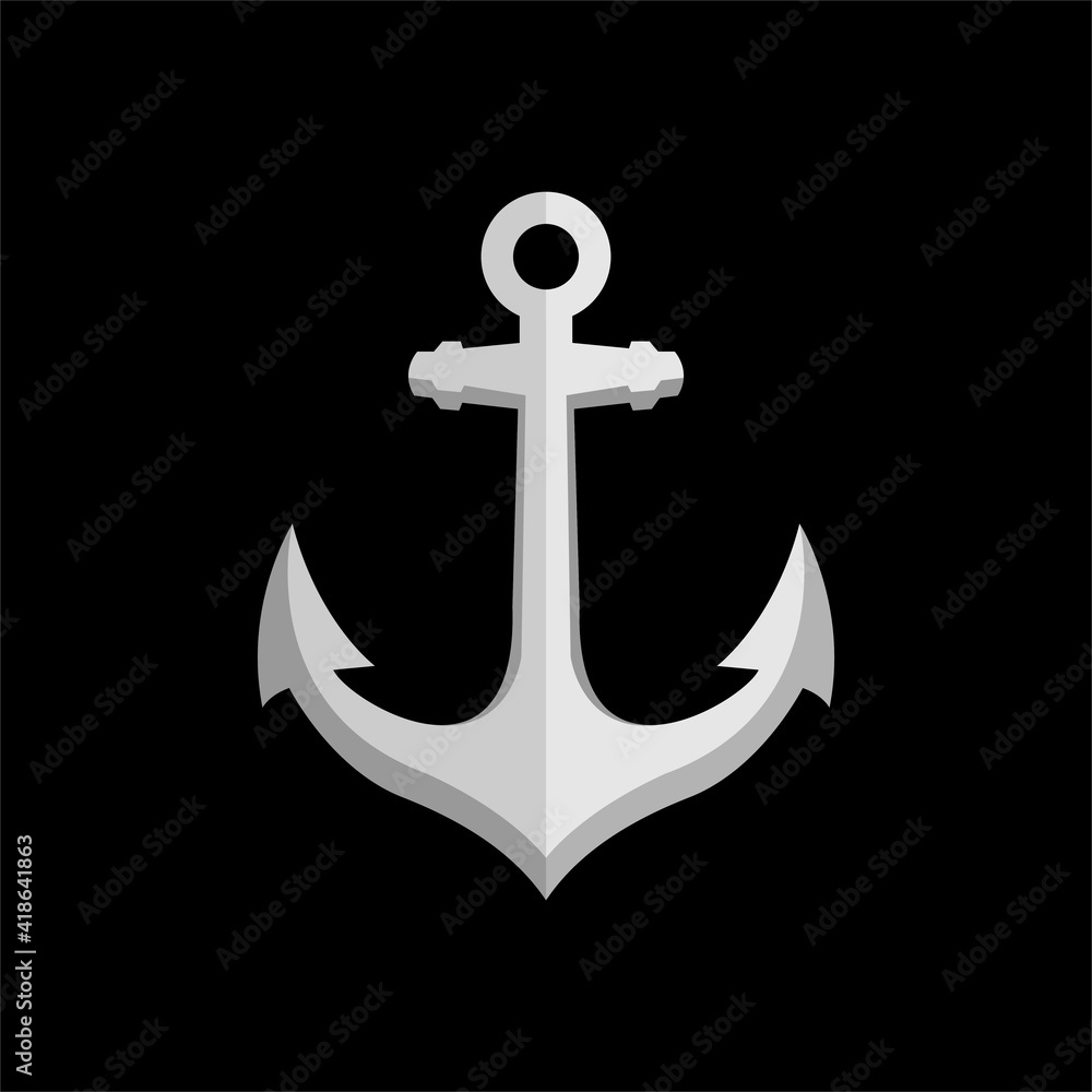 shining sophisticated anchor prefect for cruise holiday or jewelry vector illustration logo design shining sophisticated anchor prefect for cruise holiday or jewelry vector illustration logo design