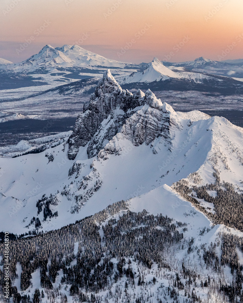 Ταπετσαρία Aerial Photographs of the Cascade Mountains in Bend, Oregon
