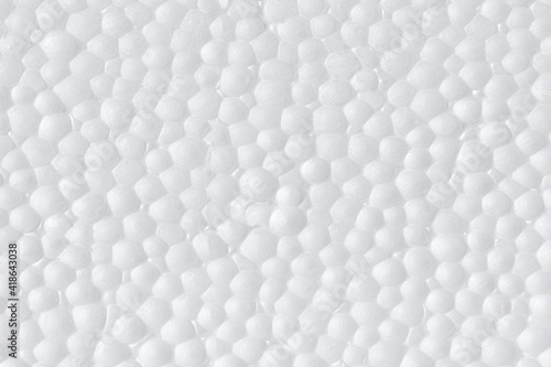 Quadro su tela White Polystyrene ,Styrofoam foam texture abstract background