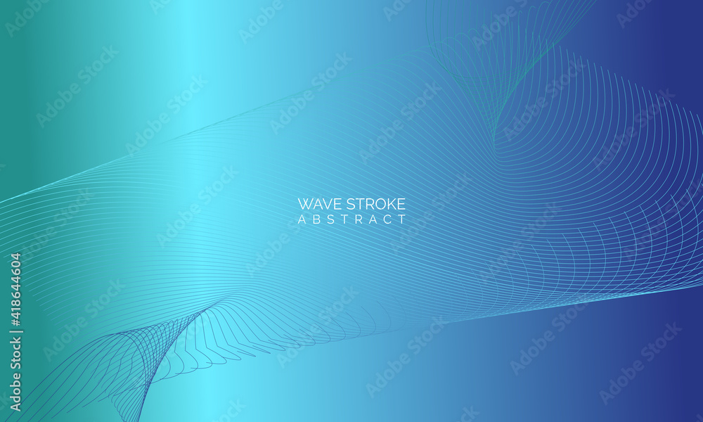 Wave line of flowing particles abstract vector background, smooth curvy shape dots fluid array. 3d shape dots blended mesh, future technology relaxing wallpaper. Wave line of flowing particles abstract vector background, smooth curvy shape dots fluid array. 3d shape dots blended mesh, future technology relaxing wallpaper.