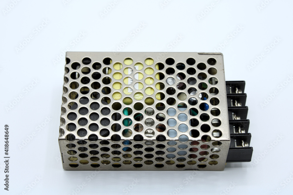 12v transformer isolated on a white background 12v transformer isolated on a white background