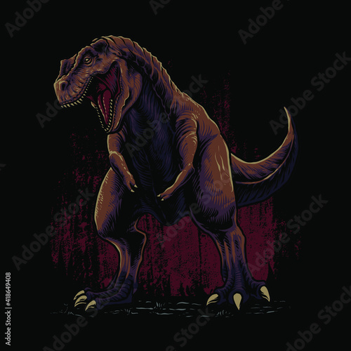 the tyrannosaurs rex dinosaur predator