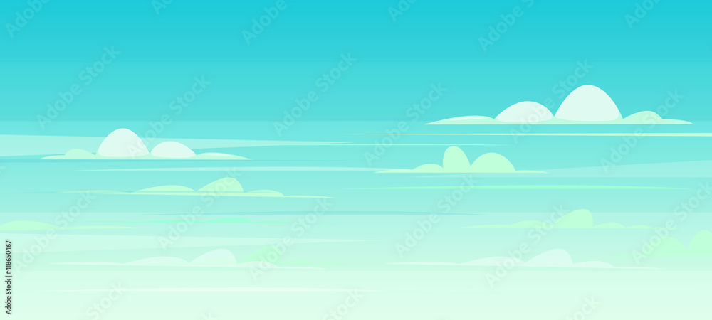 Blue sky illustration. Blue sky with cloud background. Blue sky vector. Background image.