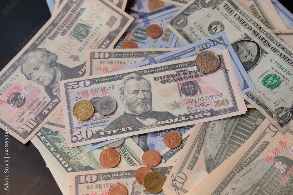 banknote money on table background and saving money and business growth concept,finance and investment concept banknote money on table background and saving money and business growth concept,finance and investment concept