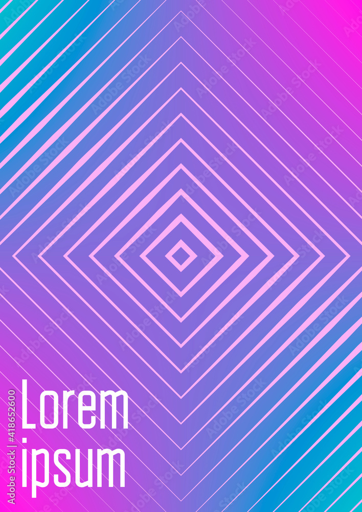 Minimalistic cover template set with gradients Minimalistic cover template set with gradients