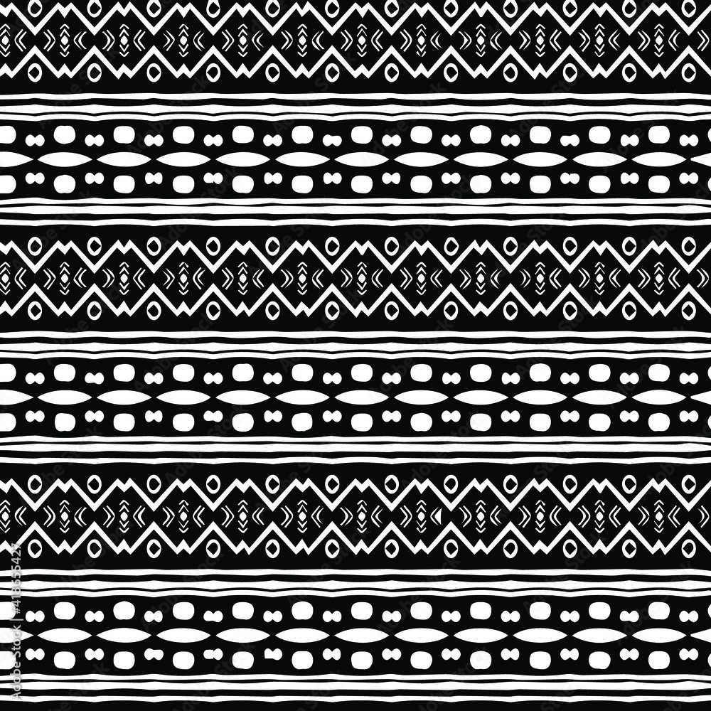 Geometric vector pattern with triangular elements. Seamless abstract ornament for wallpapers and backgrounds. Black and white patterns. Geometric vector pattern with triangular elements. Seamless abstract ornament for wallpapers and backgrounds. Black and white patterns.