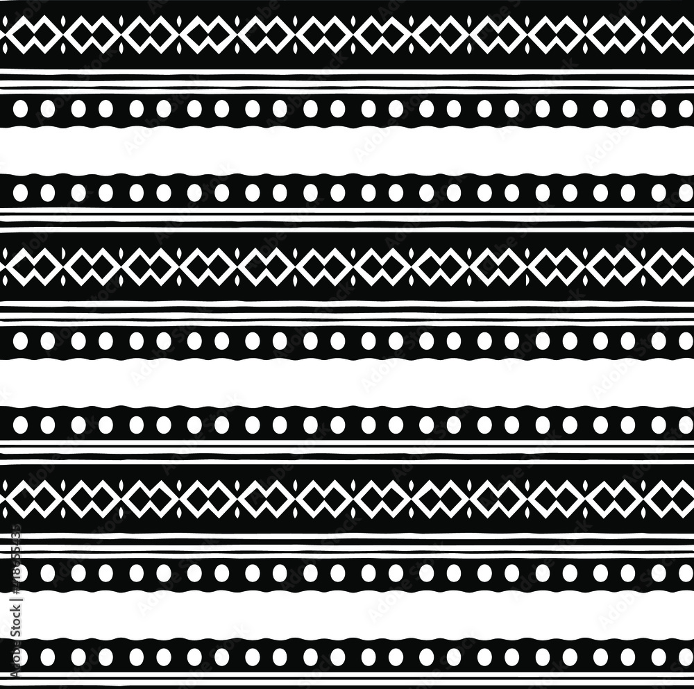 Geometric vector pattern with triangular elements. Seamless abstract ornament for wallpapers and backgrounds. Black and white patterns. Geometric vector pattern with triangular elements. Seamless abstract ornament for wallpapers and backgrounds. Black and white patterns.