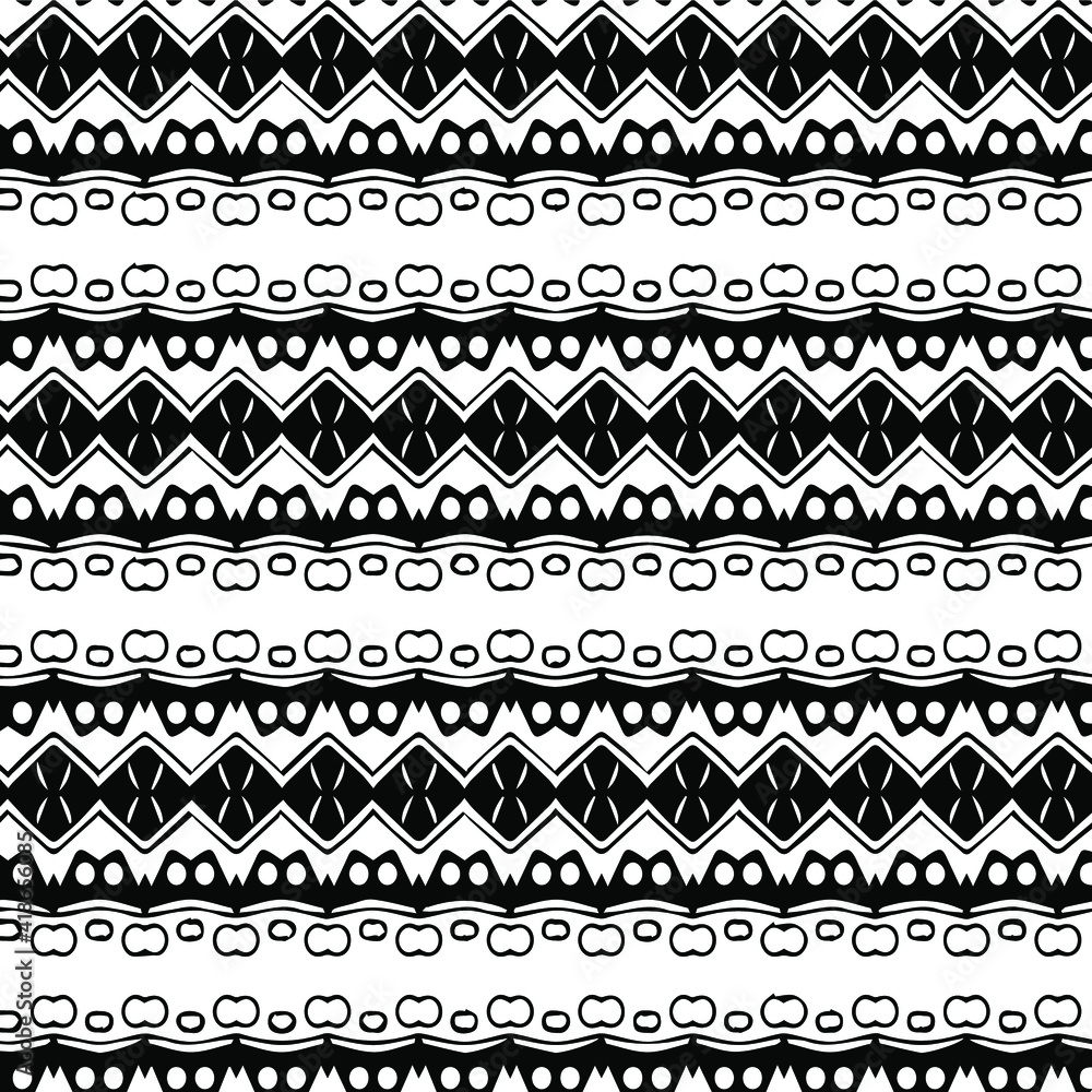 Geometric vector pattern with triangular elements. Seamless abstract ornament for wallpapers and backgrounds. Black and white patterns. Geometric vector pattern with triangular elements. Seamless abstract ornament for wallpapers and backgrounds. Black and white patterns.