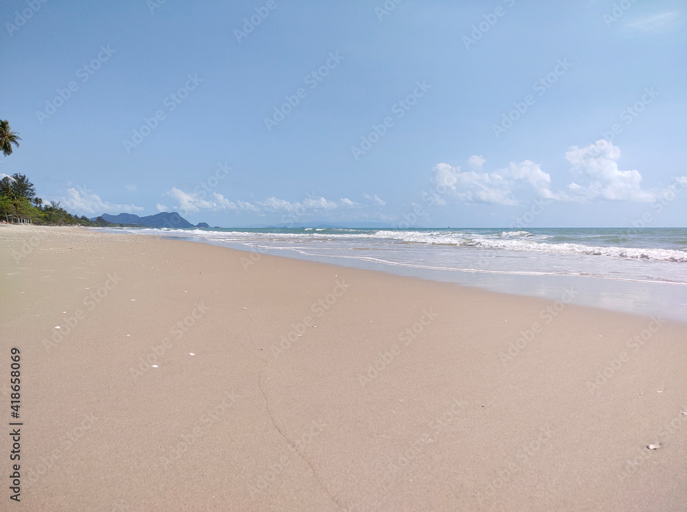 Khanom beach and sea landscape of Thailand