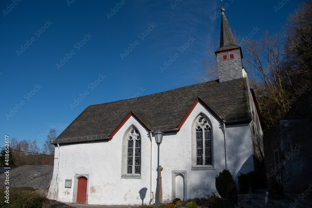 Fototapeta premium The St. Sebastian Church in Kerpen in the Eifel