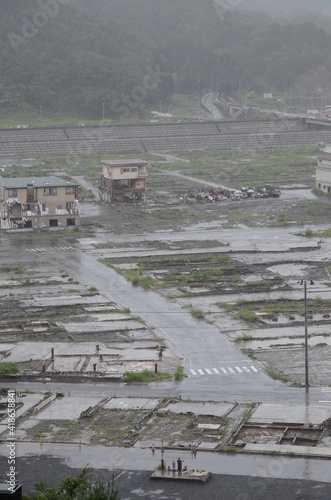 東日本大震災で被災した岩手県大槌町（2011年9月） photo
