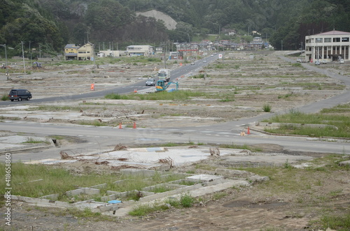 東日本大震災の被災地（2011年9月） photo