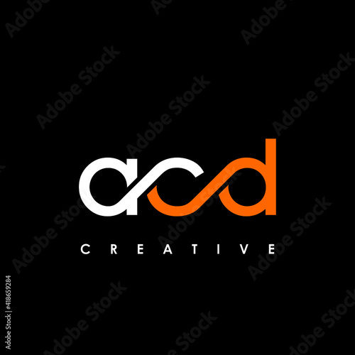 ACD Letter Initial Logo Design Template Vector Illustration photo