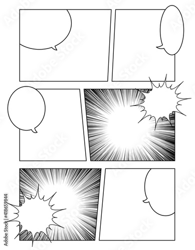 レイアウト01_04（漫画・コマ・集中線）