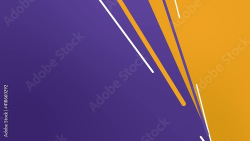 Abstract motion graphics and animated background. Colored geometric shapes. Computer generated loop animation. Geometric pattern. 4k UHD