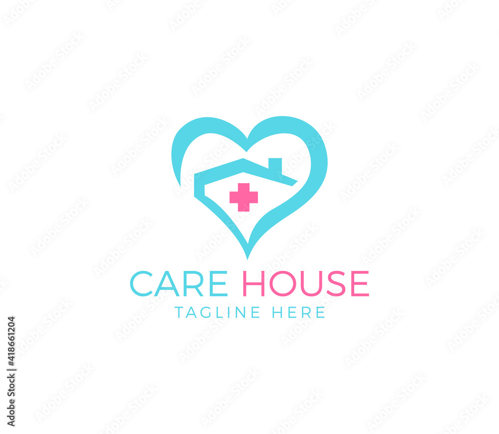 home care logo design vector illustration home care logo design vector illustration