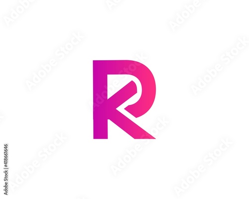 PK KP letter logo design vector template