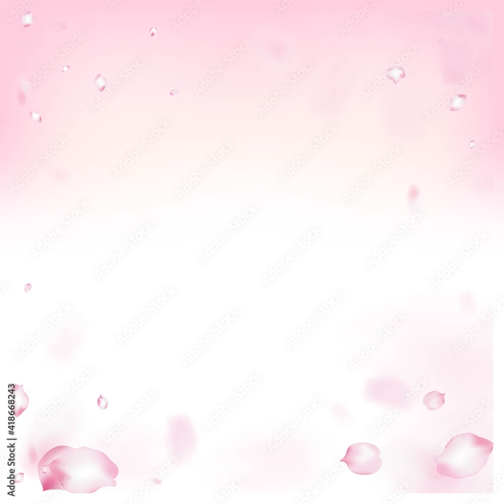 Cherry Sakura Blossom Confetti. Beautiful Rich VIP Magic Texture. Cherry Sakura Blossom Confetti. Beautiful Rich VIP Magic Texture.