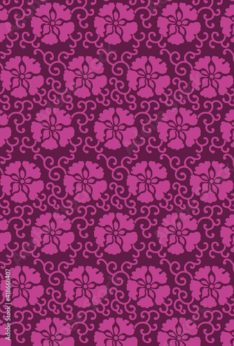 平安有職文様_唐花唐草（からはなからくさ）07_壁紙・カラー