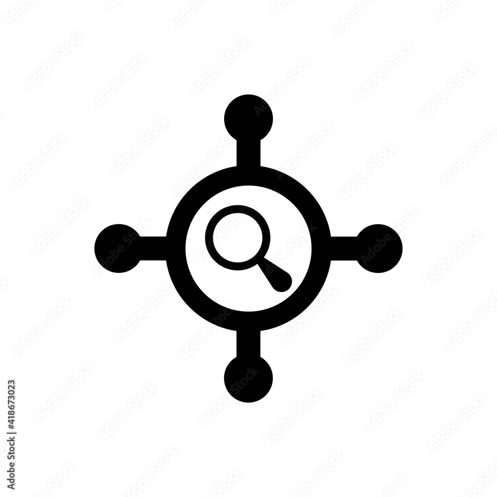 Obraz premium Find internet icon