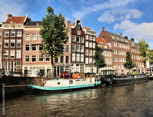 A view of a Canal in Amsterdam