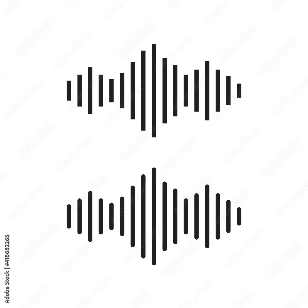 Sound wave icon Sound wave icon