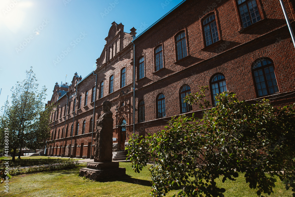 Fototapeta premium Jakobstad City Hall building in Finland
