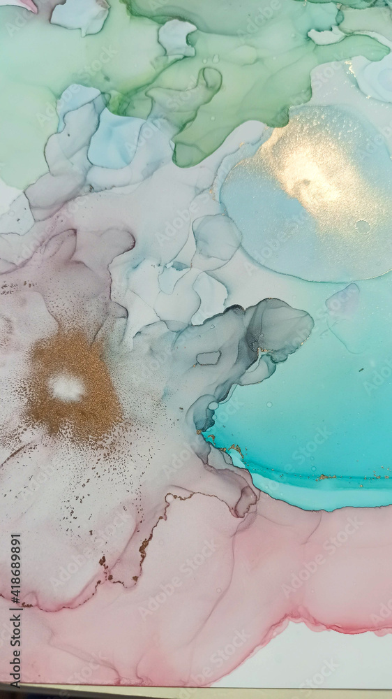 Alcohol Ink Texture. Art Effect Ancient Print. Alcohol Ink Texture. Art Effect Ancient Print.