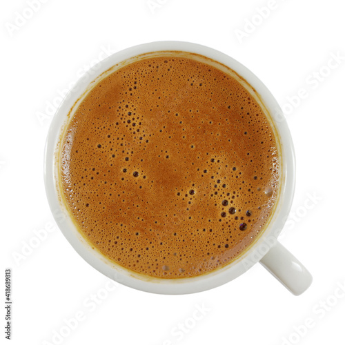 Greek Coffee Cup Isolated on a White Background