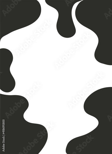 Abstract modern graphic elements. Social media web banner or landing page.