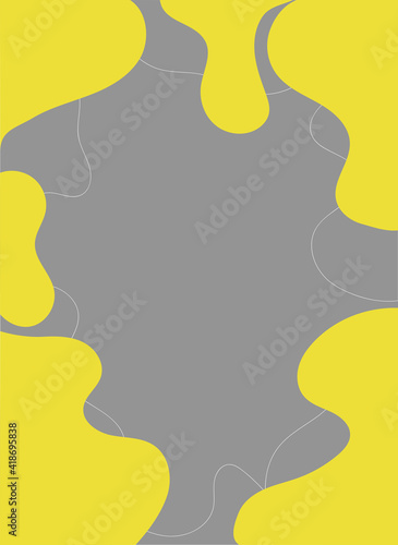 Abstract modern graphic elements. Social media web banner or landing page.