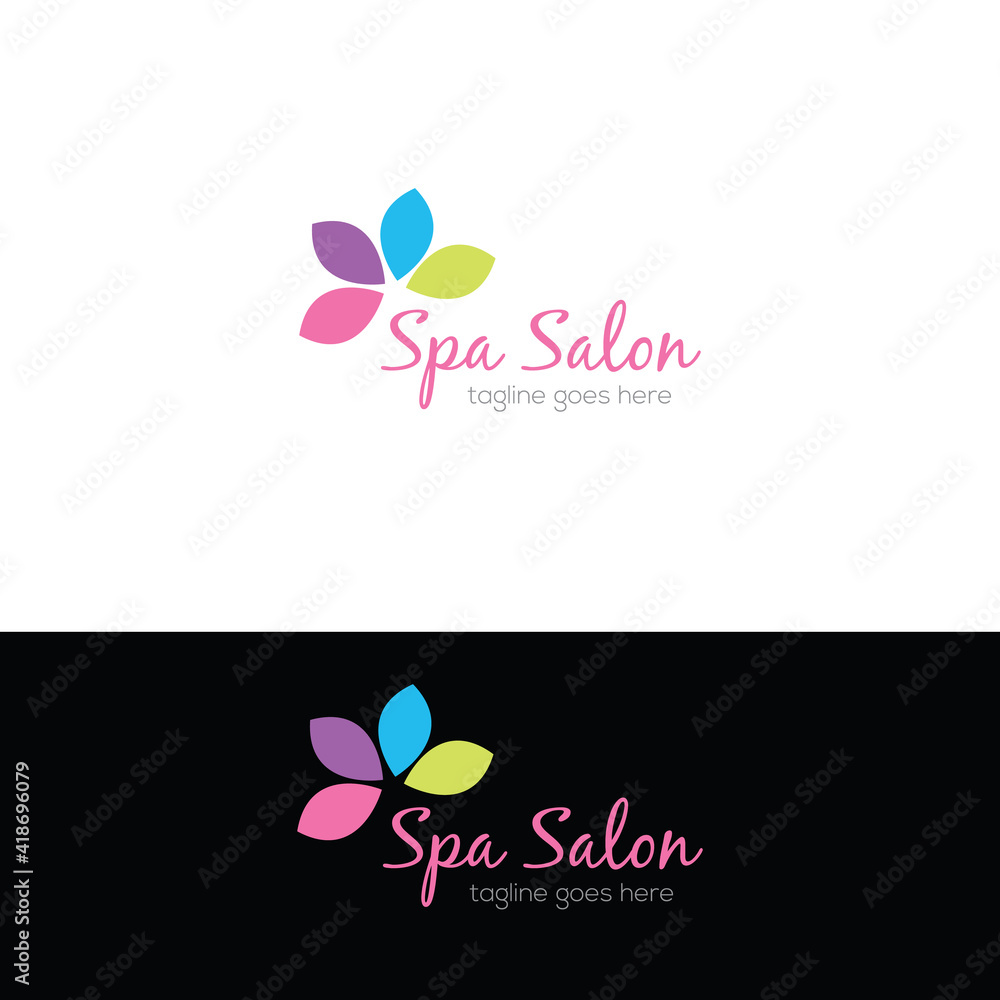 Spa salon logo design