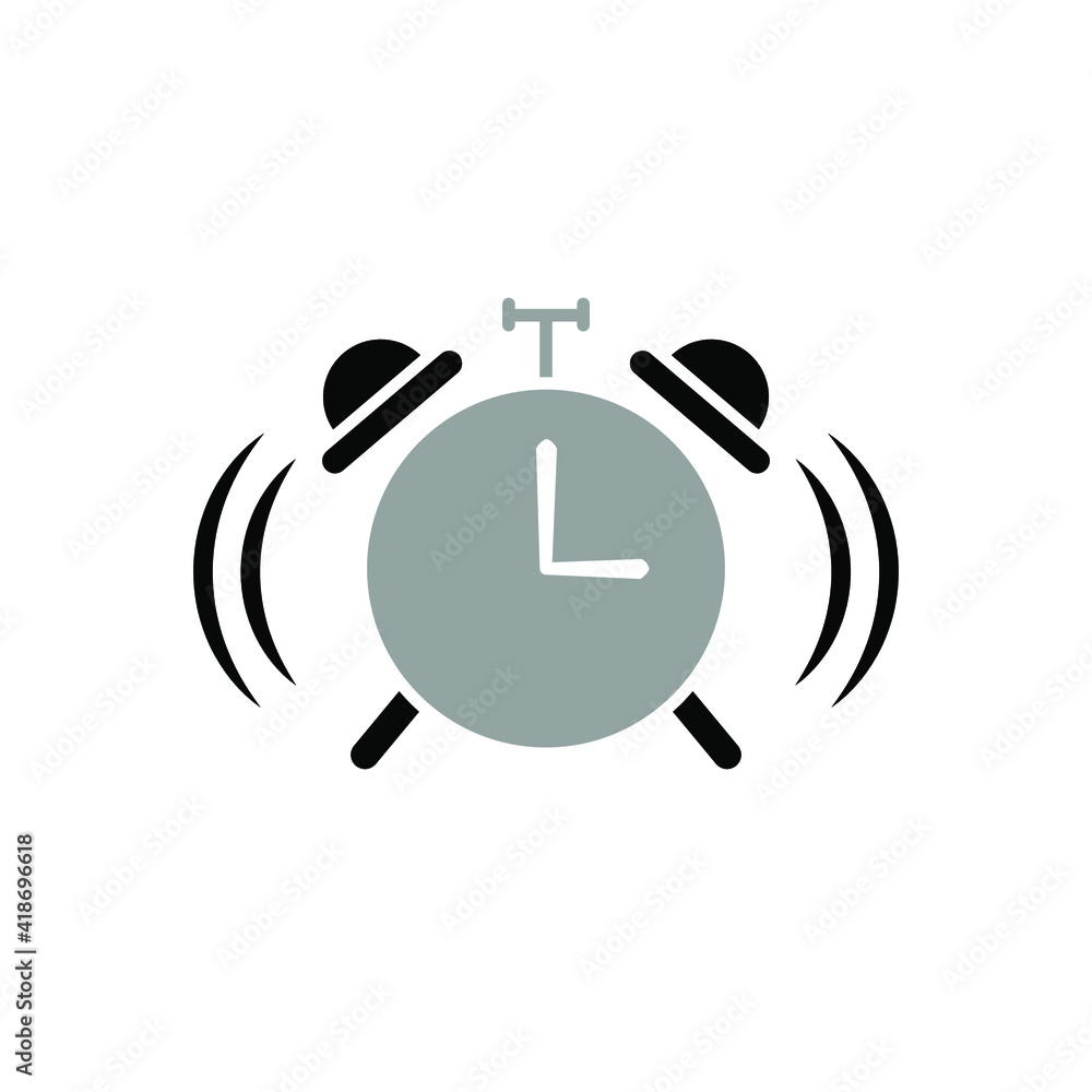 Alarm clock icon template Alarm clock icon template
