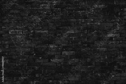 Old grungy rustic dirty dusty brick wall of ancient city. Uneven pitted peeled surface brickwork of cellar worn. Ruined scary stiff blocks. Spotted messy ragged holes brickwall for 3D grunge design