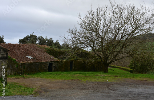 Crumbling Antiquated Outbuildings and Storage Barns in Portugal photo