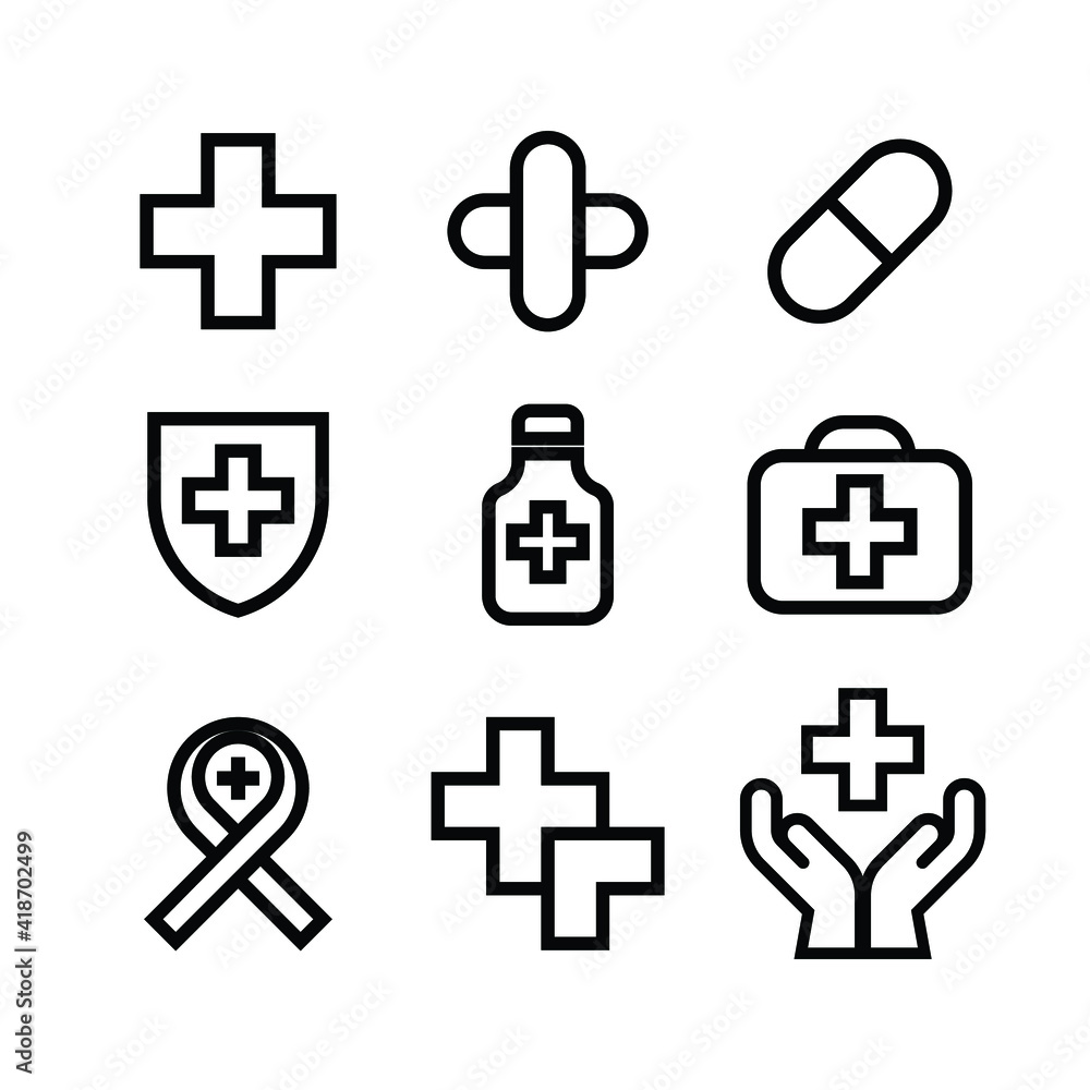 icon set for health icon set for health