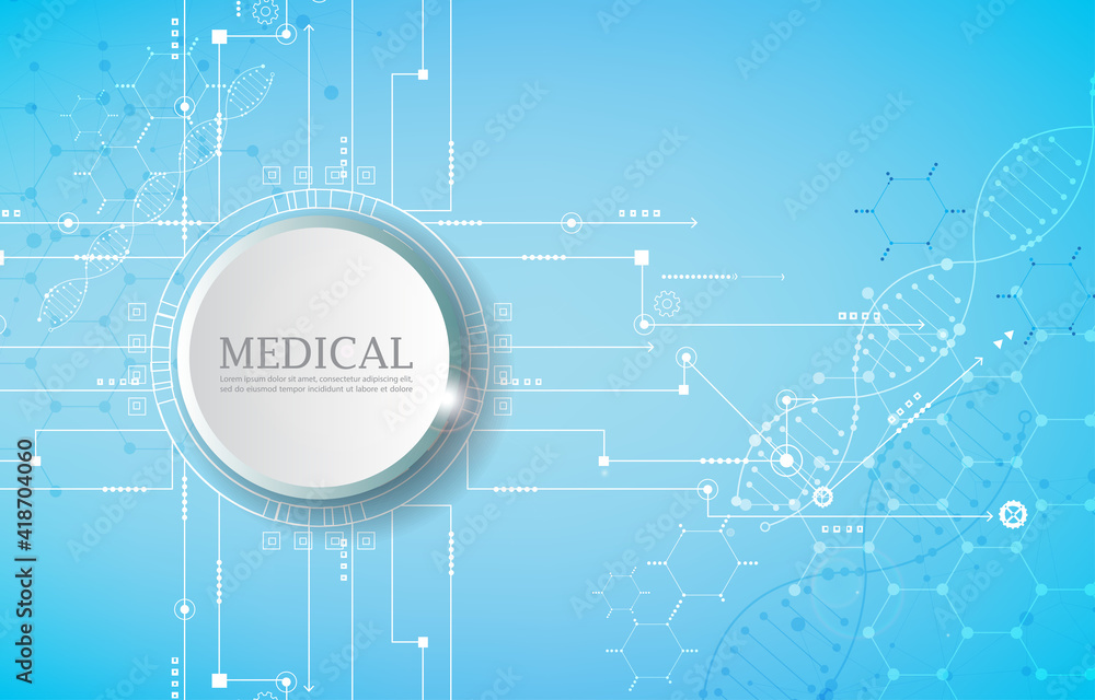 technology cyber medical wallpaper concept