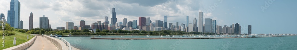 Beautiful skyline of Chicago. 