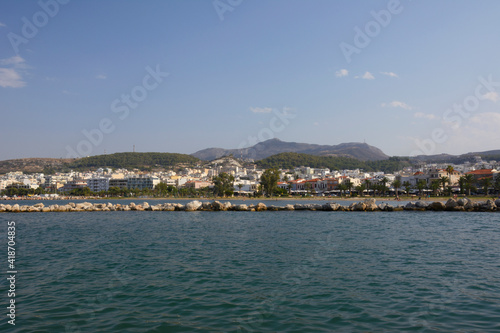 view of Rethymno - city on Crete island in Greece