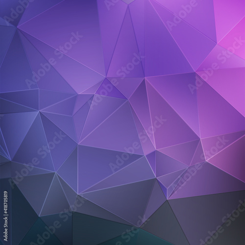 Purple crystal abstract background